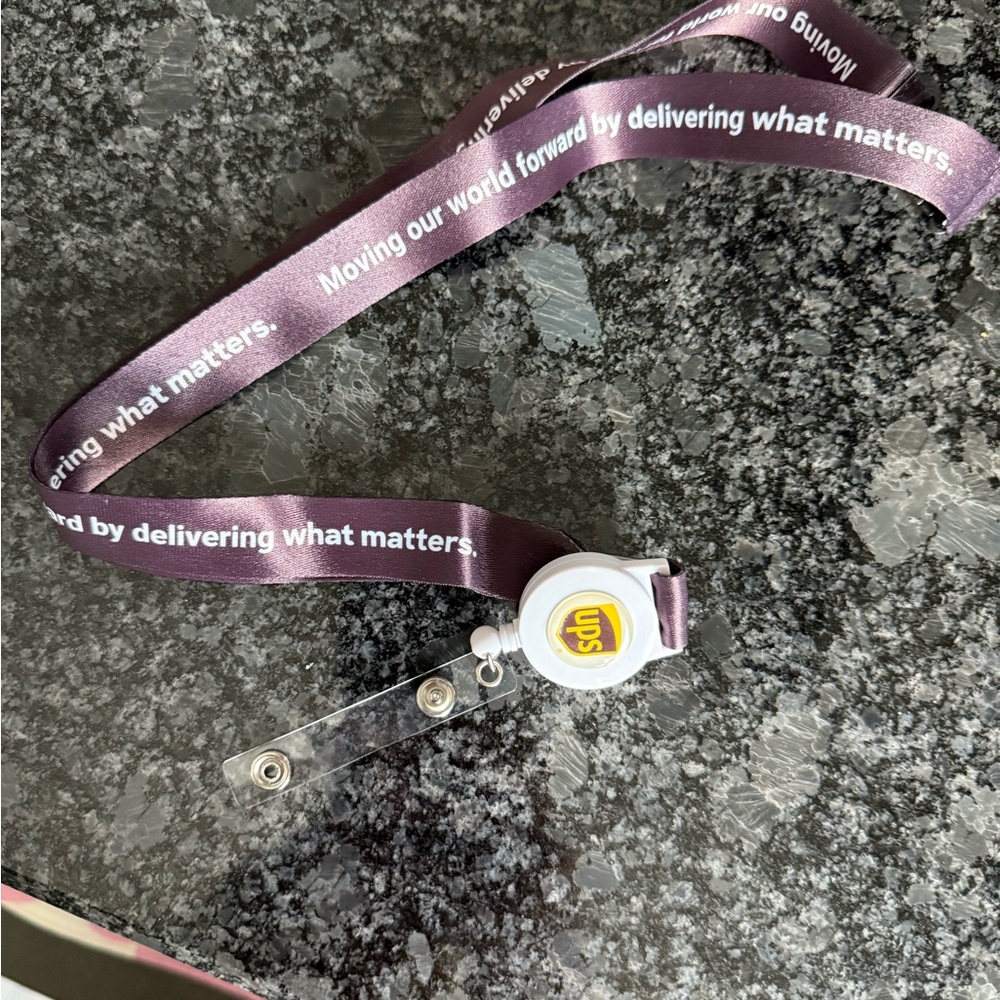 United parcel service lanyard